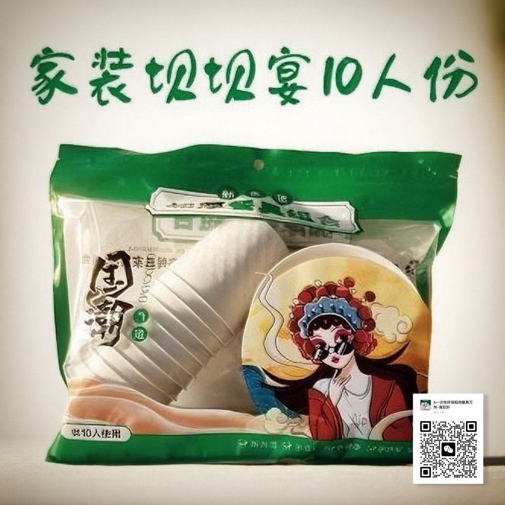 环保天然只用一回的稻壳餐具来万州啦！